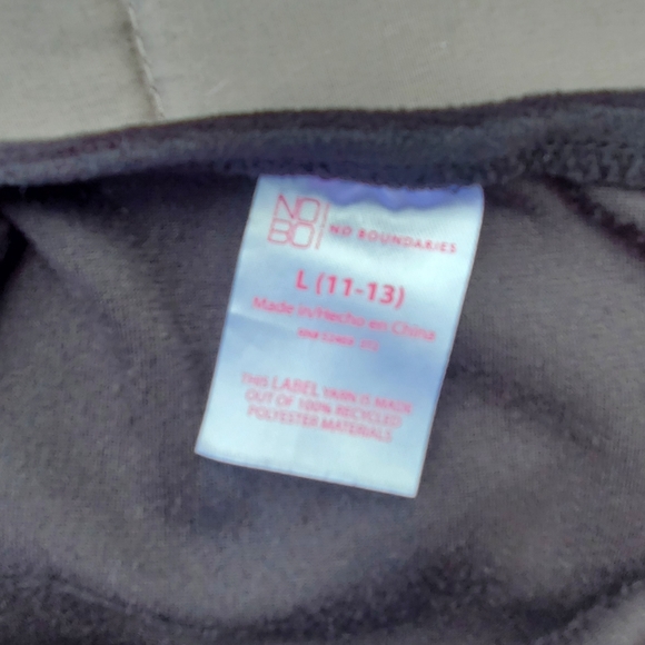 No Boundaries Velour Crop Top L - Picture 7 of 7